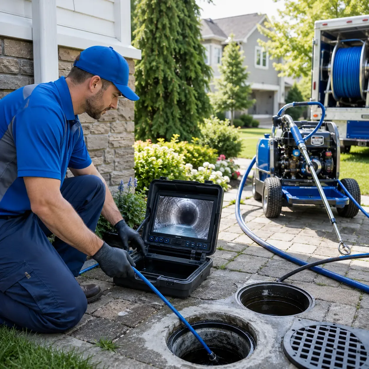 Outdoor drain cleaning professionals serving Greenville, IL
